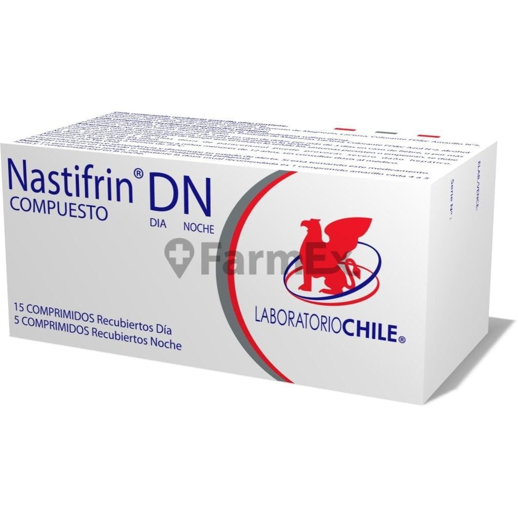 Nastifrin DN Compuesto x 15 comprimidos + 5 comprimidos Farmex-BanMedica-Persistente